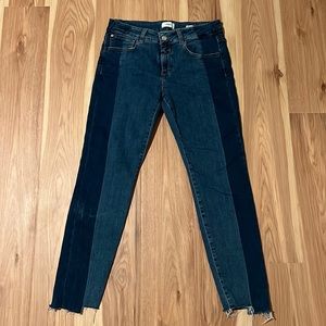Size 29 - Closed baker jeans split dyed mid rise straight leg jeans, never worn!